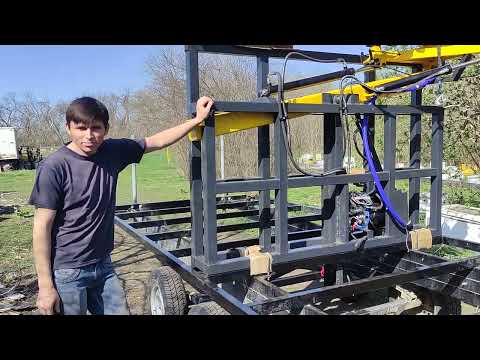Видео: прицеп Балансир+изолайдер Шумейко+ ульи Магас( могучая связка)