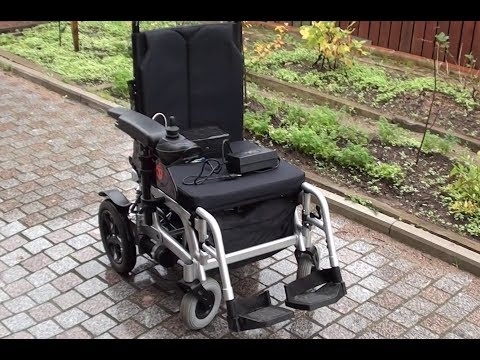 Видео: Исследование инвалидной коляски и переделка на литиевый аккумулятор. Li-Ion at electric wheelchair.