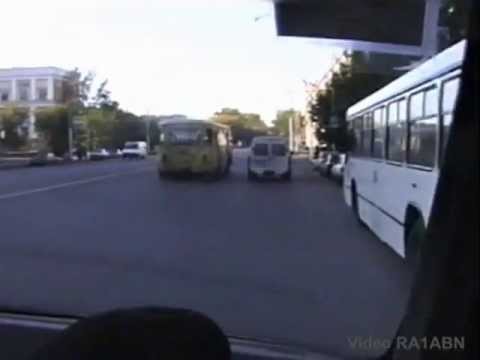 Видео: Омск проезд от Аэропорта до жд Вокзала 2001 год