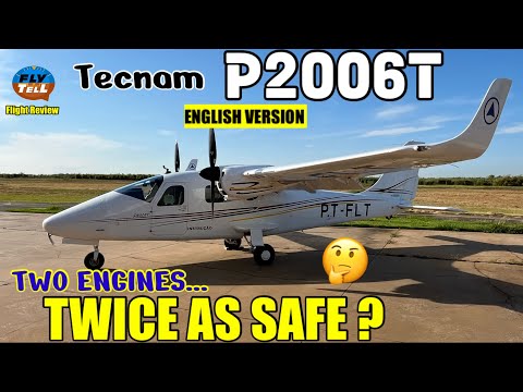 Видео: Tecnam P2006T — Вдвое безопаснее? 🤔 — АНГЛИЙСКАЯ ВЕРСИЯ