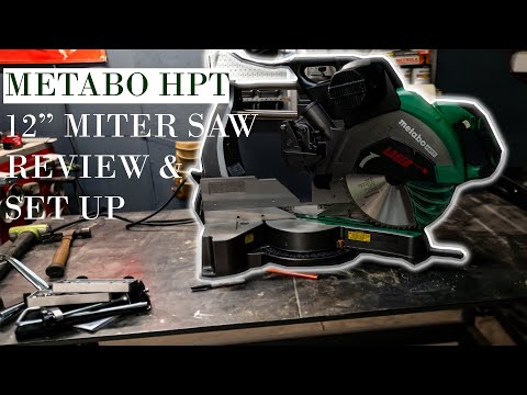 Видео: Обзор торцовочной пилы Metabo HPT 12" с двумя углами наклона (C12RSH2)