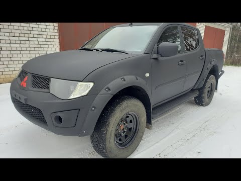 Видео: Mitsubishi L200 в защитном покрытии "RAPTOR"