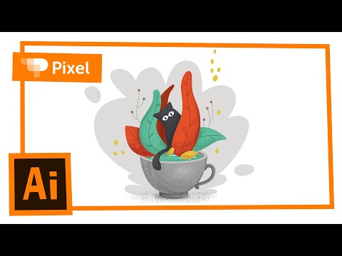 Видео: Рисуем осеннюю атмосферу в Adobe Illustrator | уроки для новичков