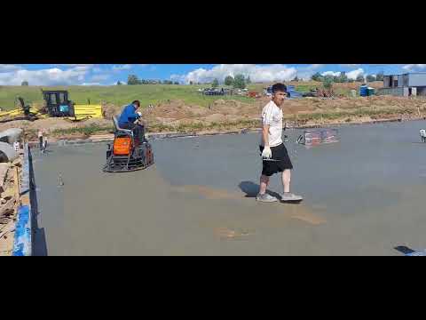 Видео: Непростая плита основания промышленного здания. Филигранная,многодельная работа. Лето 2024.Помним)