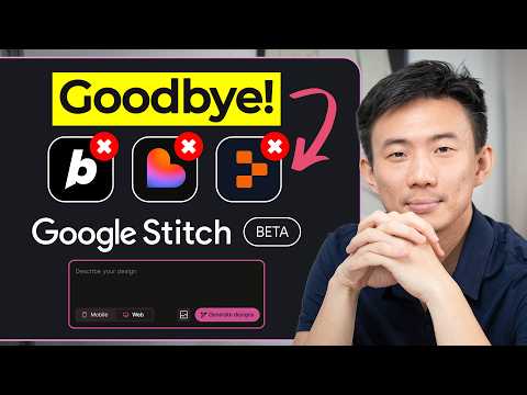 Видео: Google Stitch: Прощай, Figma? Создайте полноценный пользовательский интерфейс приложения за 5 мин...