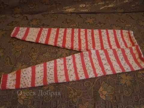 Видео: Рейтузы на машинке. Описание и советы