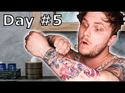 Видео: Как идеально залечить совершенно новую татуировку (день 3–7)