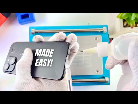 Видео: Замена заднего стекла iPhone 15 показана за 5 минут