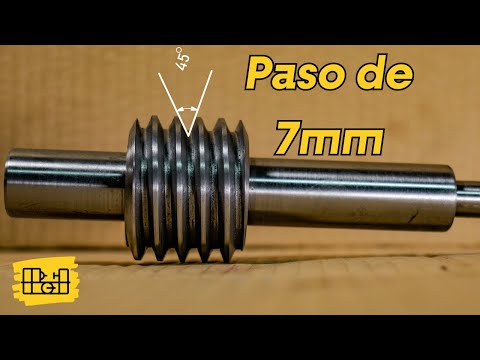 Видео: Посмотрите, как я делаю ШРУП с трапециевидной резьбой.