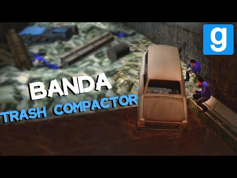 Видео: Wycc и Банда Уворачиваются от Мусора "Garry's mod: Trash Compactor"