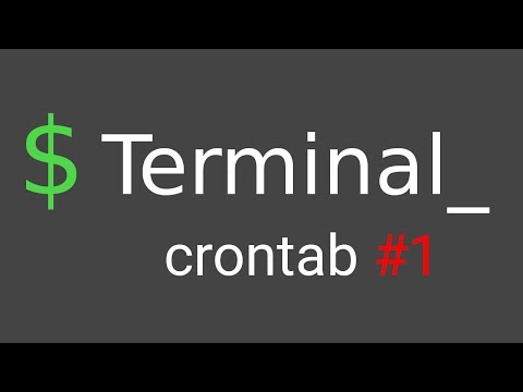 Видео: Терминал Linux #7.1 - crontab: запуск задач по расписанию