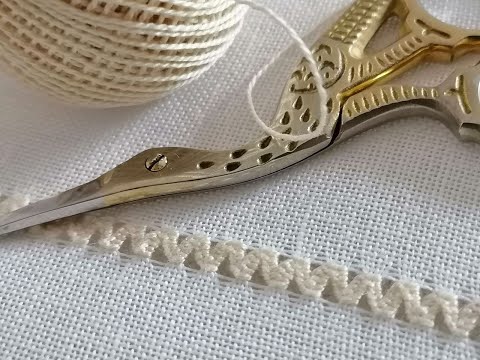 Видео: Покутська мережка, закріпка нитки в мережці без качалочки./ hand embroidery