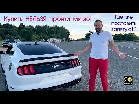 Видео: Ford MUSTANG VI - "Купить нельзя пройти мимо!" #яновичок поставит здесь запятую! Форд Мустанг.