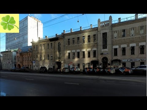 Видео: Москва. Прогулка по Бакунинской улице (Bakuninskaya street) 27.01.2020