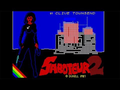 Видео: Saboteur II: Avenging Angel (Saboteur 2). ZX Spectrum. Прохождение и разбор