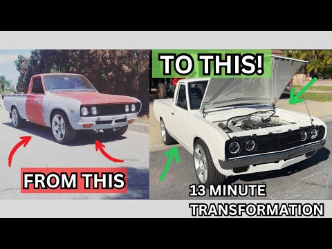 Видео: СБОРКА DATSUN 620 ЗА 13 МИНУТ!!