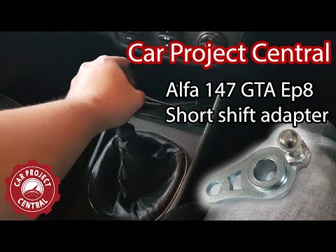 Видео: Alfa Romeo 147 GTA Эпизод 8 - Адаптер для короткого переключения передач