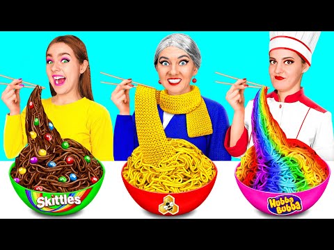 Видео: Кулинарный Челлендж: Я против Бабушки | Удивительные Кулинарные Лайфхаки от Fun Fun Challenge