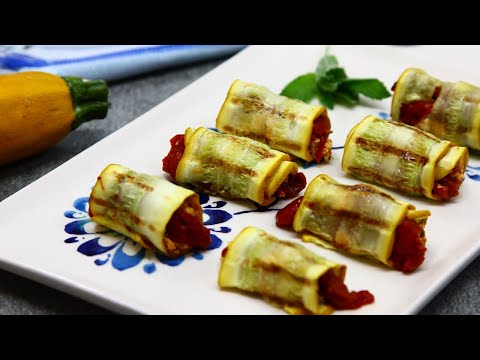 Видео: Рулца от тиквички и сирене