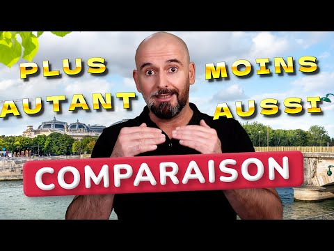Видео: Французские сравнения (aussi, autant, comme, plus, moins...)