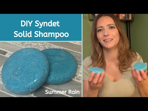 Видео: Как приготовить бруски твердого шампуня Syndet (рецепт включен!)