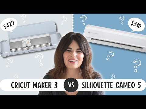 Видео: Cricut Maker 3 или Silhouette Cameo 5?! Какой режущий станок лучше/лучше всего подходит именно вам?!