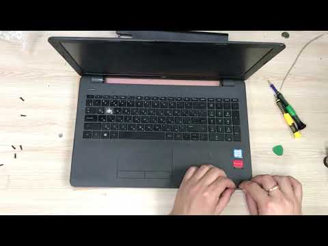 Видео: КАК РАЗОБРАТЬ НОУТБУК HP 250 G6\КАК ПОЧИСТИТЬ НОУТБУК  HP 250 G6 ОТ ПЫЛИ