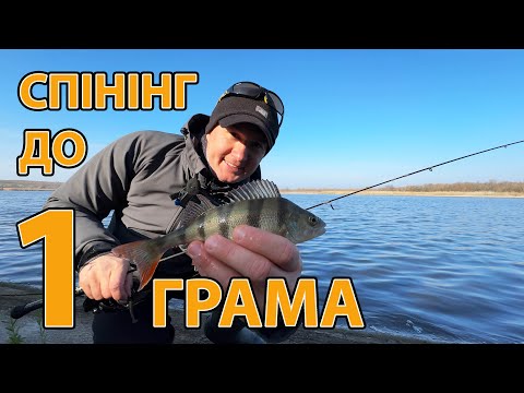 Видео: НАДЛЕГКИЙ СПІННІНГ до 1 ГРАМА  рибалка в листопаді ЛОВЛЯ ОКУНЯ НА ультралайт
