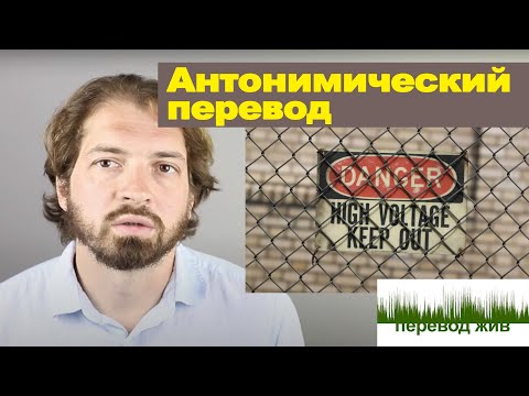 Видео: Переводческие трансформации. Антонимический перевод