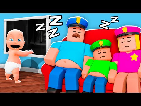 Видео: Малыш сбегает из семьи ПОЛИЦИИ!