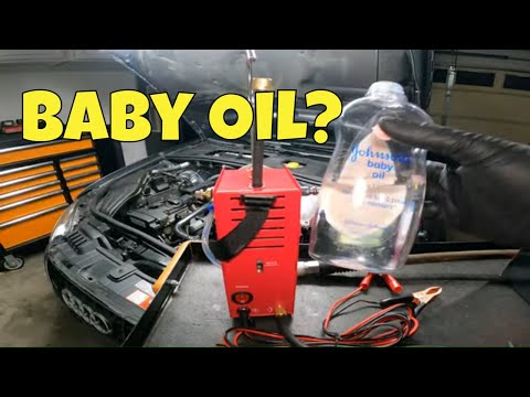 Видео: Как использовать дымовой тестер для поиска утечек EVAP | Audi 2.0T P0455 и P0456, частая причина ...