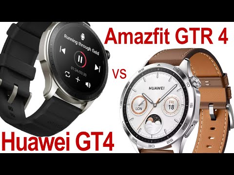 Видео: Huawei Watch GT 4 vs Amazfit GTR 4. Лицом к лицу в реальной эксплуатации #huaweismartwatch