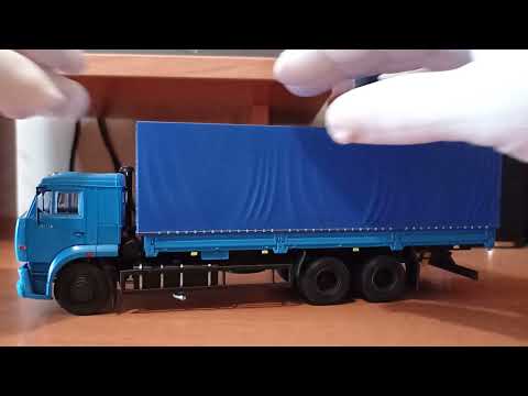 Видео: Сборная модель КамАЗ 65117