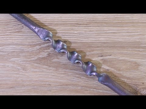 Видео: Зигзаг элемент ковки