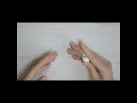 Видео: аквилегия 2ч из холодного фарфора