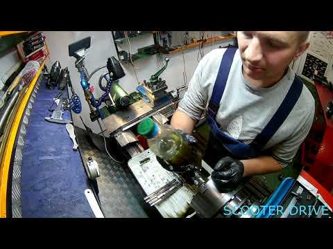 Видео: Розточка циліндра на токарному Honda Yamaha Suzuki