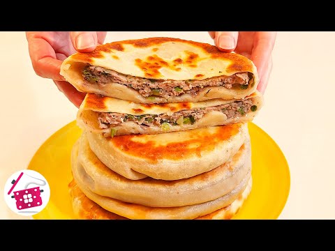 Видео: ВЫ ЗАБУДЕТЕ про БЕЛЯШИ и ЧЕБУРЕКИ! МУКА + КИПЯТОК! Я Не УСТАЮ ИХ Готовить! Быстрые ЛЕПЕШКИ!