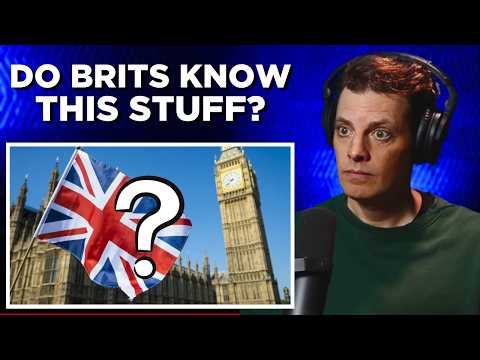 Видео: Американец побеждает в британской викторине!