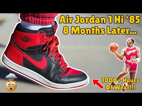Видео: Air Jordan 1 Hi '85 «запрещены» спустя 8 месяцев после теста на износ! — Это ТАНКИ!