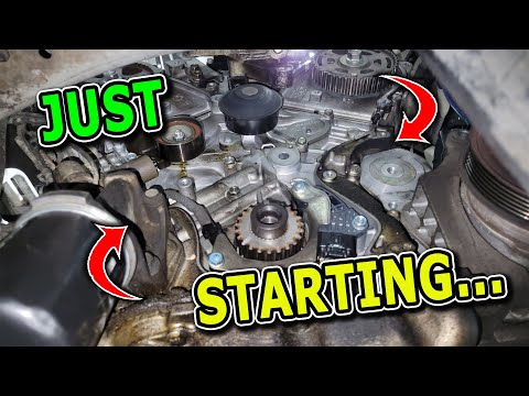 Видео: Снятие головки блока цилиндров Acura MDX 2008 года — часть 1 из 6