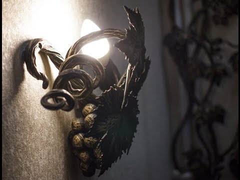 Видео: Кованый виноградник в интерьере | Forged vineyard in the interior | Мастерская "Дом Кузнеца"