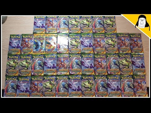 Видео: Открываю 40 Покемон паков (бустеров) || Pokemon TCG