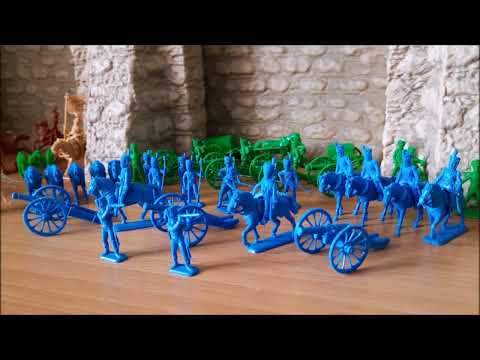 Видео: Французская гвардейская артиллерия