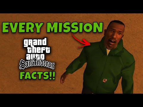 Видео: Бесполезный, но забавный факт о каждой миссии в GTA San Andreas! | Бесполезная информация о GTA SA