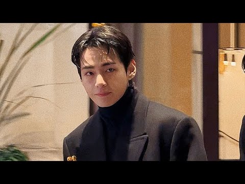 Видео: Минуту назад! Полное видео выступления Тэхёна из BTS в Париже — день 1