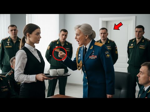 Видео: Генерал унизила официантку… Но через минуту поняла, кто стоит перед ней 😱🔥