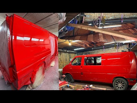 Видео: Покраска Vw T4.Цвет Ferrari