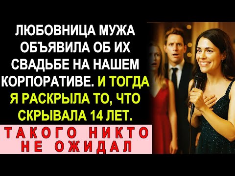 Видео: Любовница Мужа Объявила Об Их Свадьбе На Корпоративе — Я Раскрыла То, Что Скрывала 14 Лет