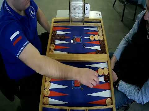 Видео: Иван Даве - Костя Пустохин. Длинные нарды Nardorashvili Open Санкт-Петербург 2023