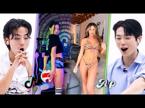 Видео: K-POP Boys реагируют на вызов TikTok WIGGLE WIGGLE | асопо